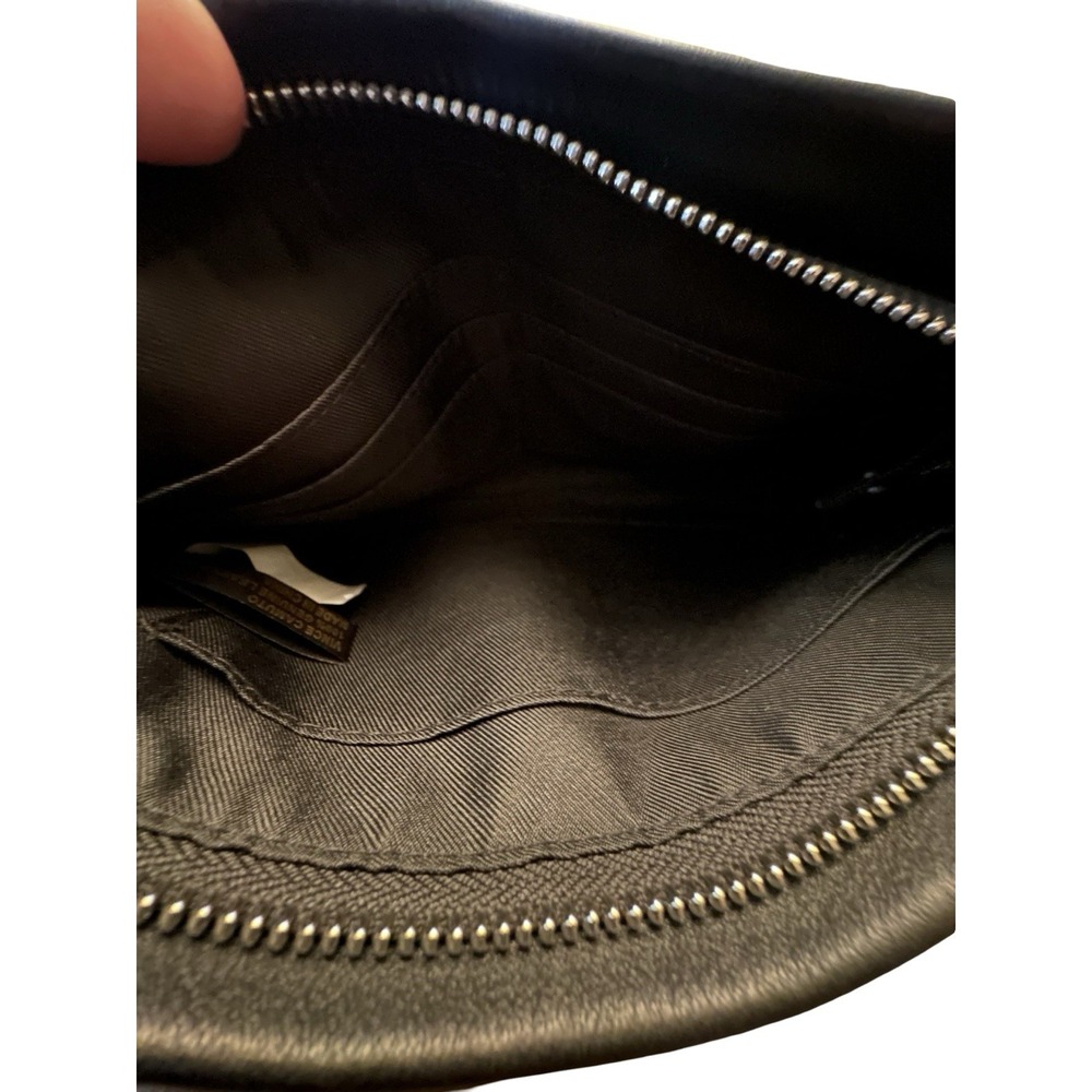 Vince Camuto Black Crossbody Bag Small Pebbled leather Classic Festival Travel - Picture 6 of 7